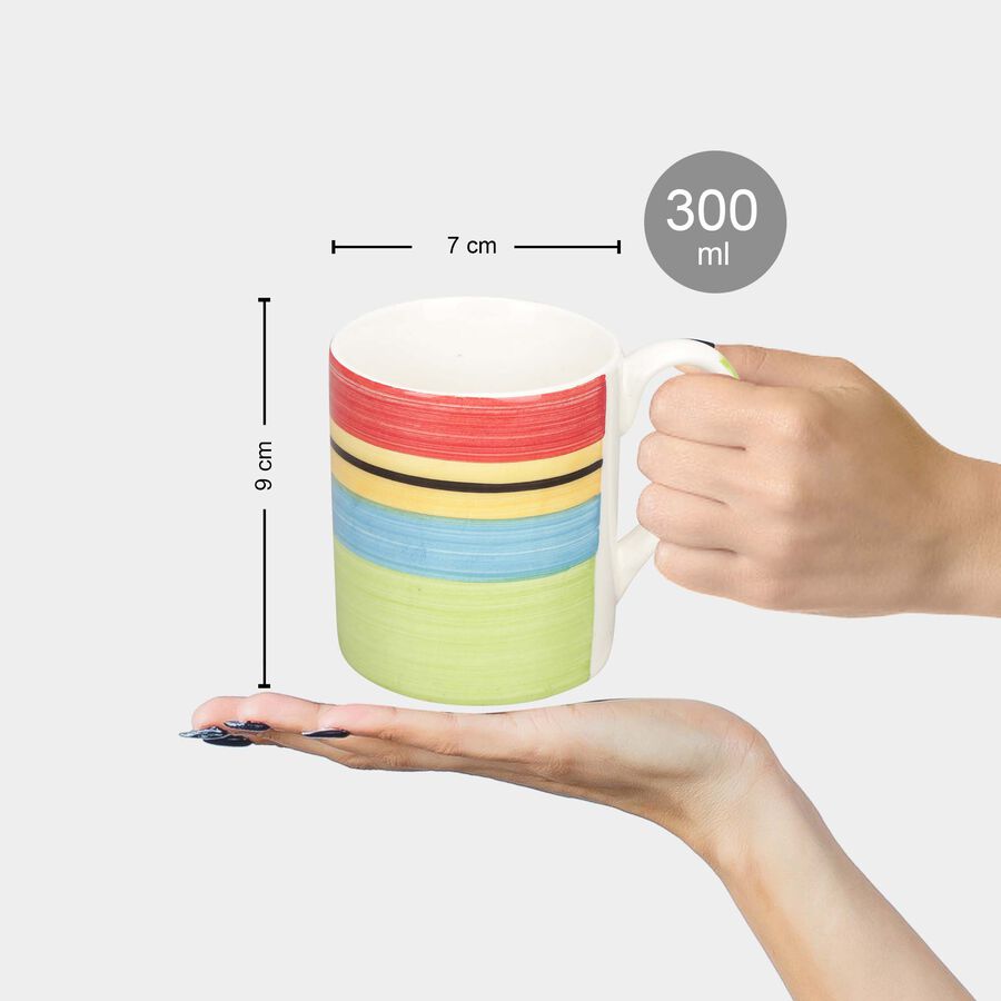 300 ml Stoneware Mini Mug, Hand Painted Color, , large image number null