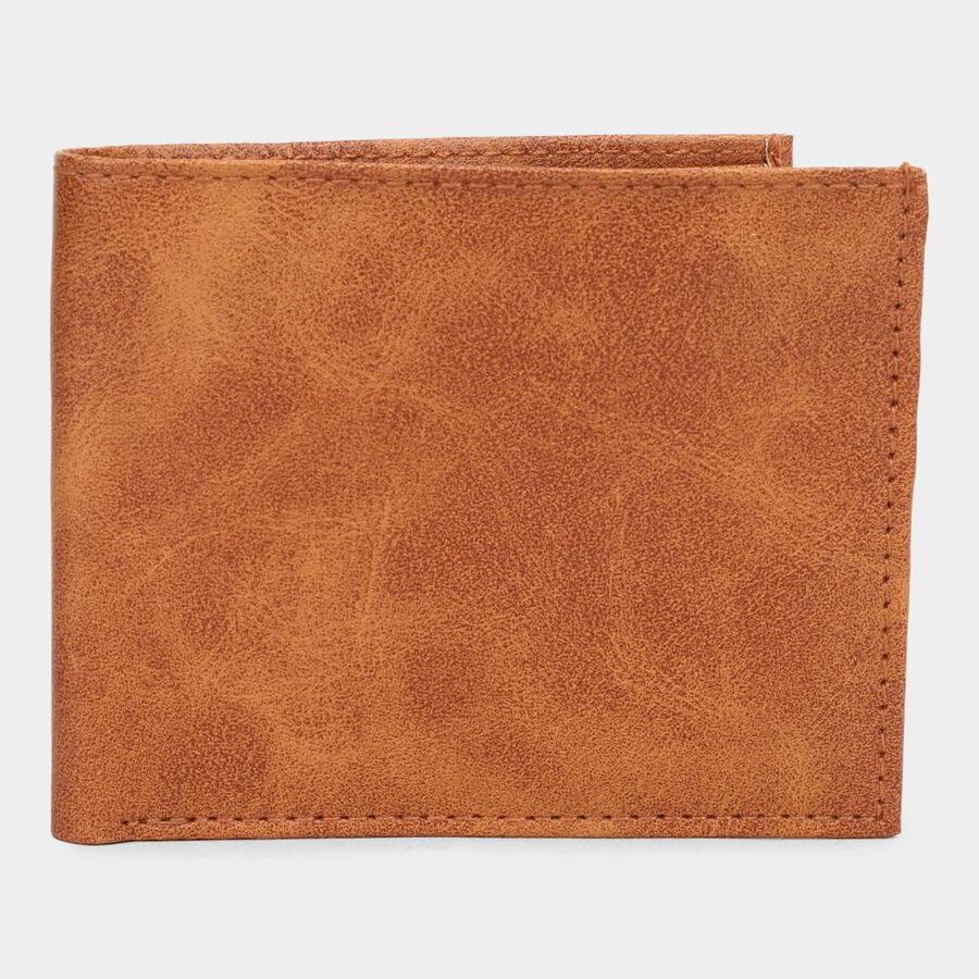 Men's Tan Polyurethane Wallet, , large image number null