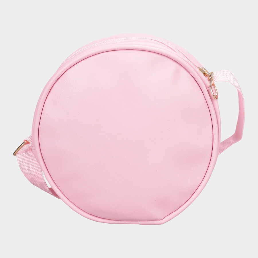 Kid's Pink Polyurethane Bag, , large image number null