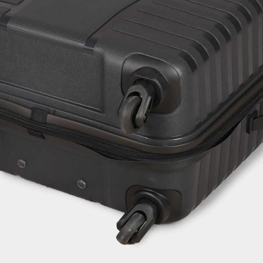 4-Wheel Dark Grey Polypropylene Hard Case Trolley, Medium, , large image number null