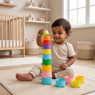 Kid's Plastic Blocks