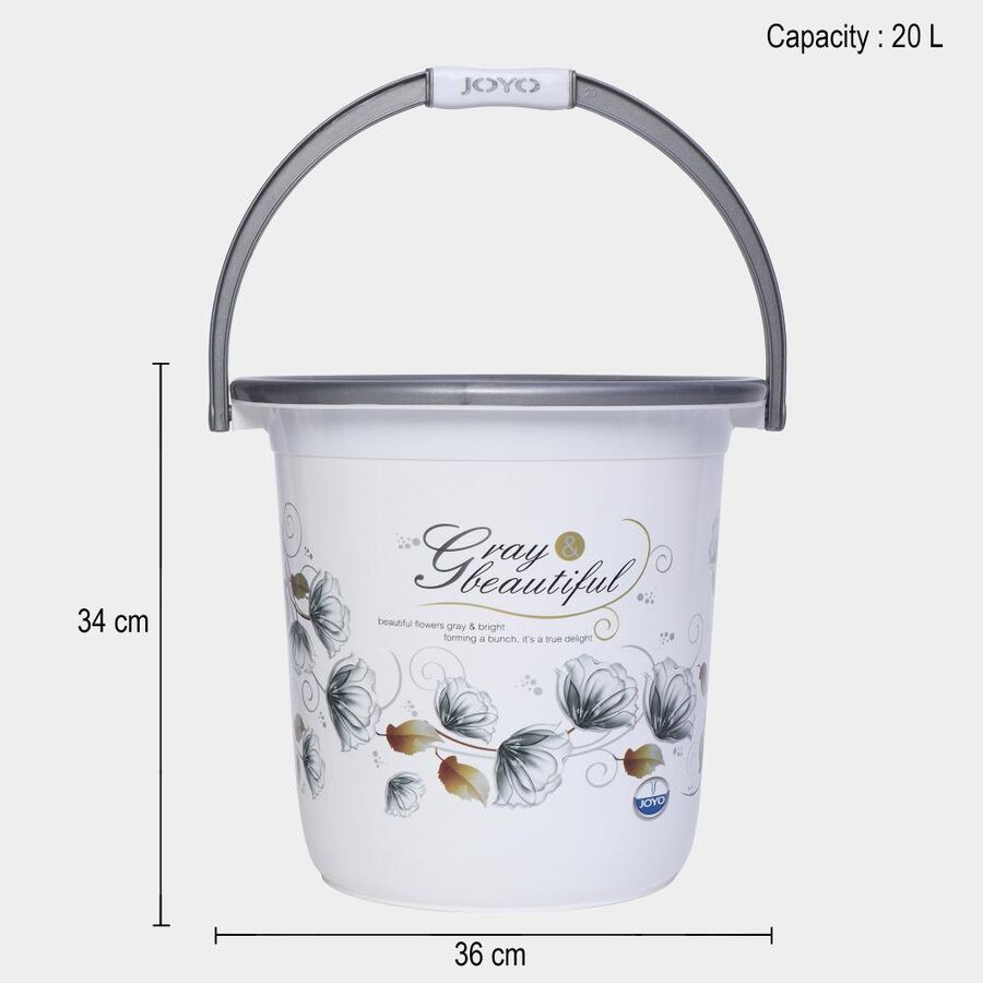 20 L Plastic Bucket, , large image number null