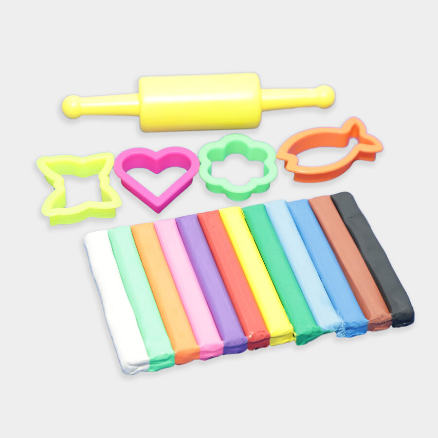 Modelling Clay Set, 12 Shades, , large image number null