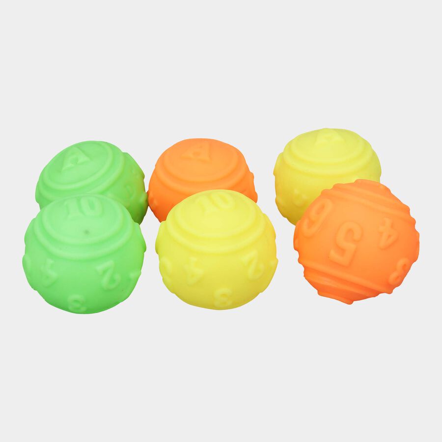 Baby Balls Squeeze Toys, Set of 4, , large image number null