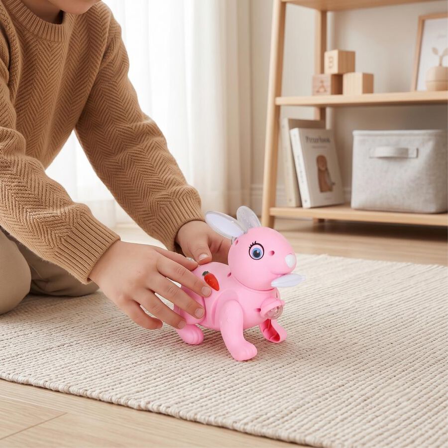 Kid's Pink Plastic Animal, , large