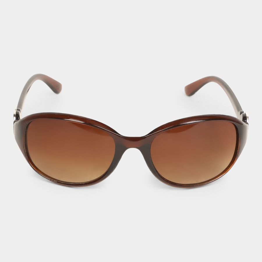 Women's Plastic Gradient Round Sunglasses, , large image number null
