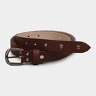 Women's Brown PU Belt, , large image number null