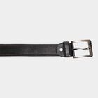 Men's Black Polyurethane Casual Belt, , small image number null