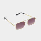 Men's Metal Gradient Square Sunglasses, , small image number null