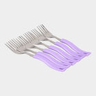 Set of 6 Stainless Steel Dessert Forks, , small image number null