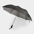 Woman's Black Polyester Umbrella, , small