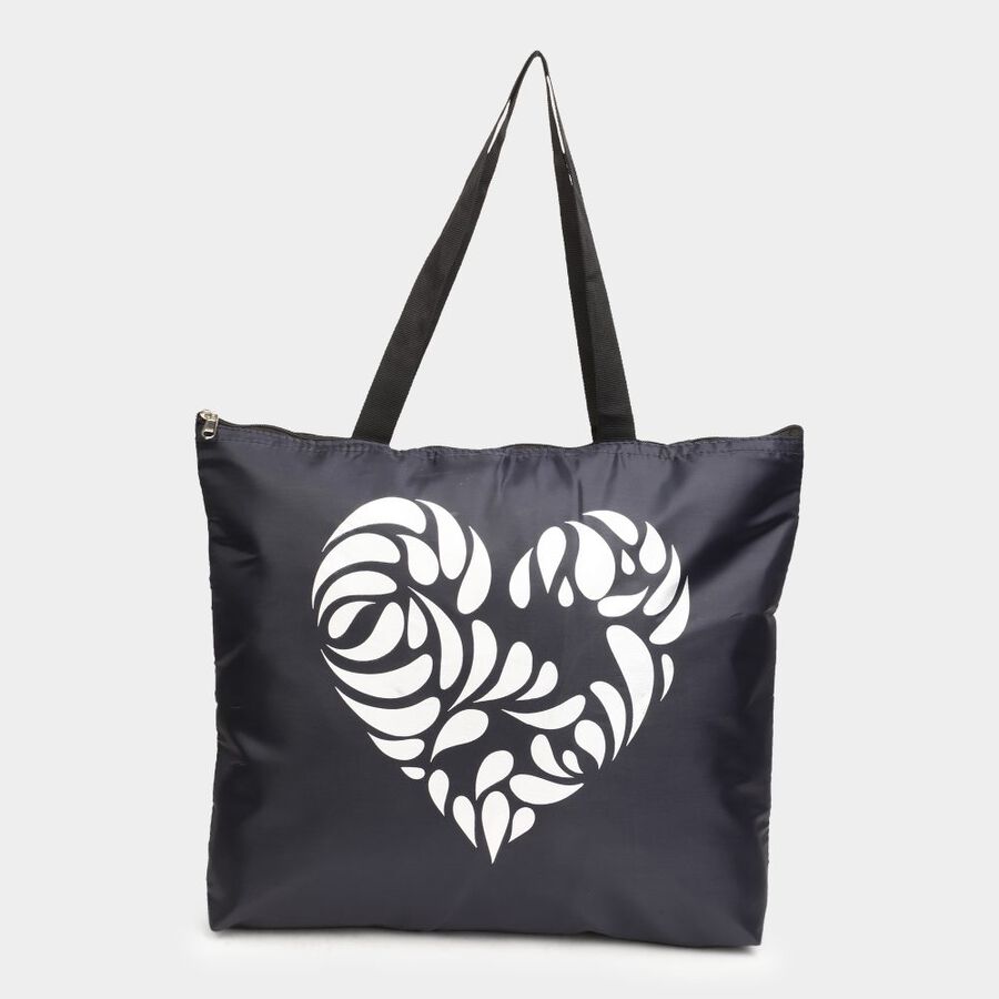 Navy Blue Fabric-Nylon Bag, , large image number null