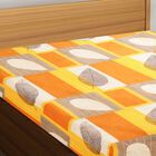 Brown Microfiber Double Bedsheet with Pillow Cover, , small