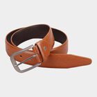 Men's Tan Polyurethane Casual Belt, , small image number null