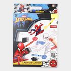 Kid's Spiderman Coloring Frame with Oil Pastel Colors , , small