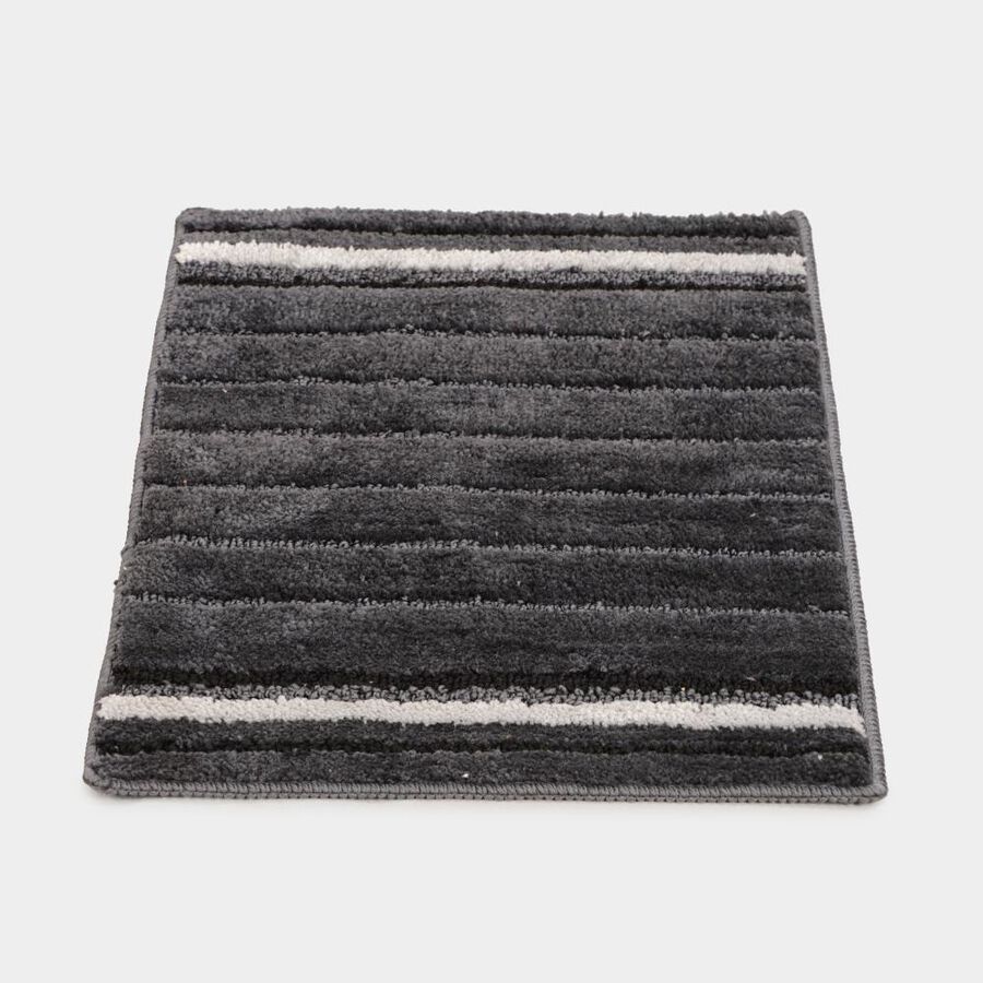 Anti-Skid Grey Polyester Door Mat, , large