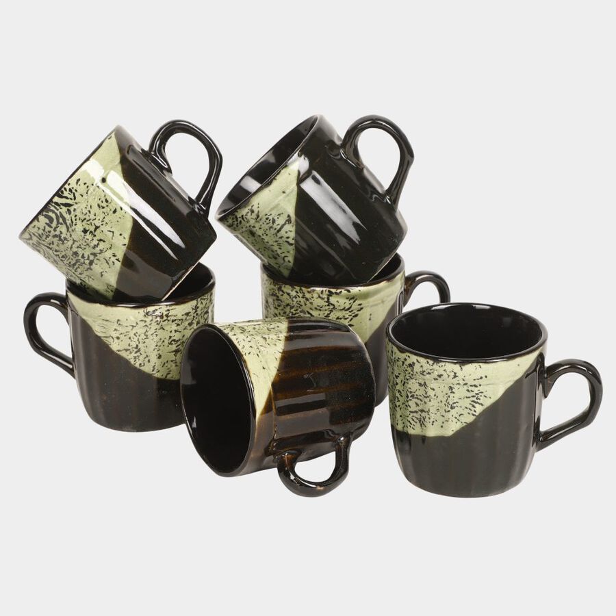 120 ml Stoneware Cup, Set of 6, , large image number null