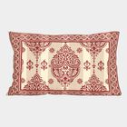 Maroon Cotton Pillow Cover, , small
