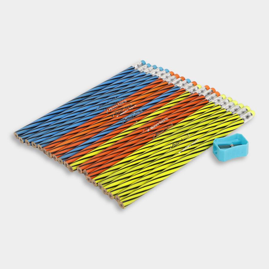 20 Pencils Jar With Sharpener, , large image number null