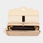 Women's Tan Polyurethane Clutch Bag, , small image number null