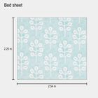 Green Cotton Double Bedsheet With Pillow Cover, , small image number null