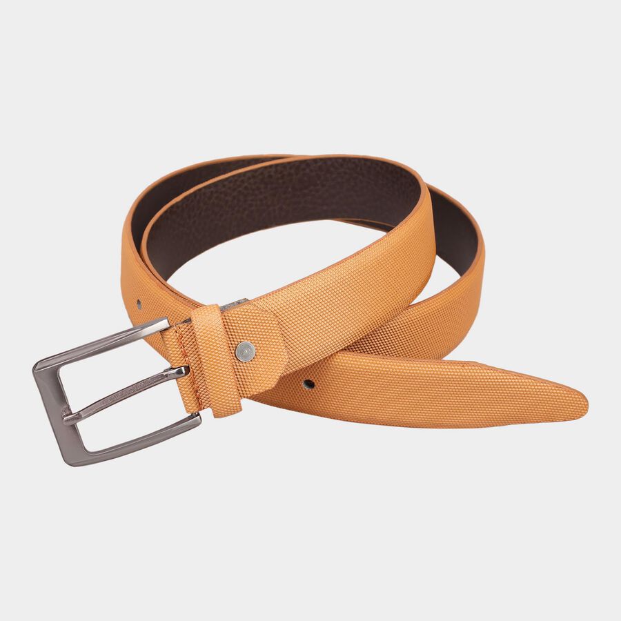 Men PU Tan Belt - 40 Inches, , large image number null