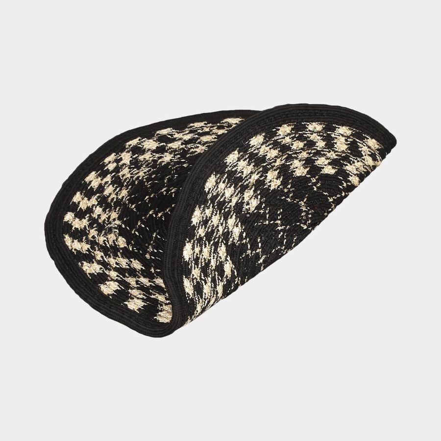 Black Polyester Rug, , large image number null