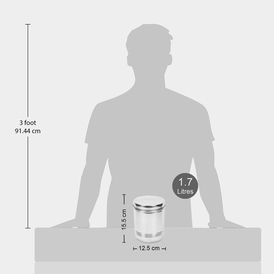 1.7 L Stainless Steel Container, , large image number null