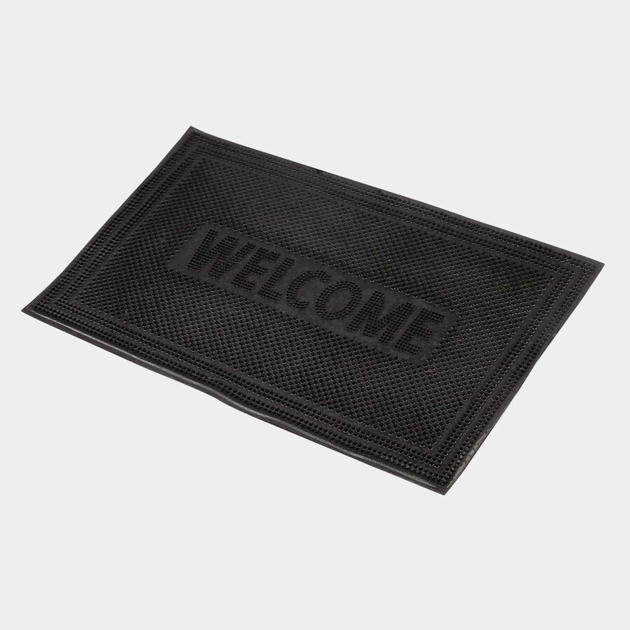 Black Rubber Door Mat, , large image number null