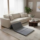Grey Polyester Printed Mattress, , small