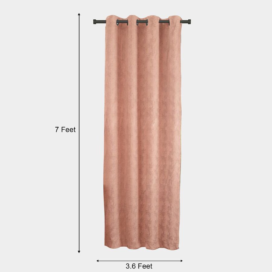 Brown Polyester Curtain, , large image number null