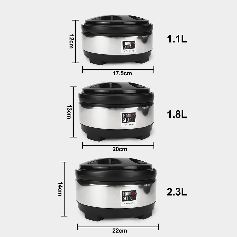 Steel Casserole Set of 3, , large