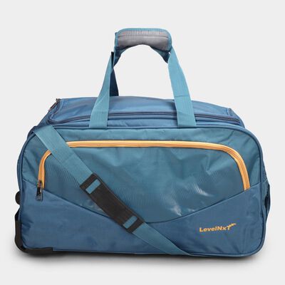  Mid Blue Polyester Duffle Trolley