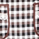 Brown Cotton Blend Apron, , small image number null