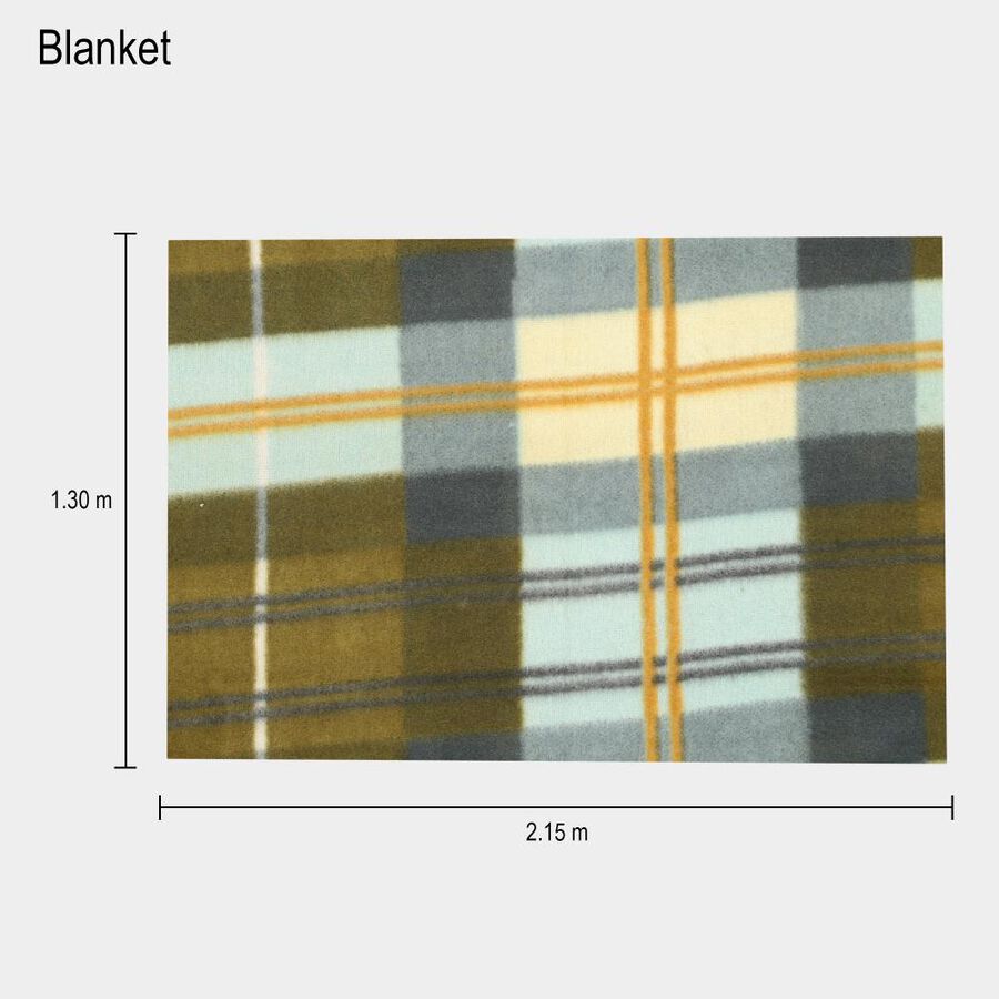 Blue Microfiber Blanket, , large image number null