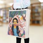 Women's Multicolor Canvas Tote Bag, , small image number null