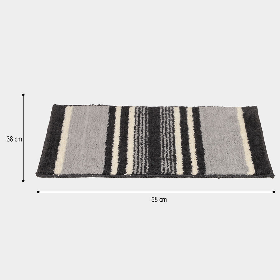 Anti-Skid Grey Polyester Door Mat, , large image number null