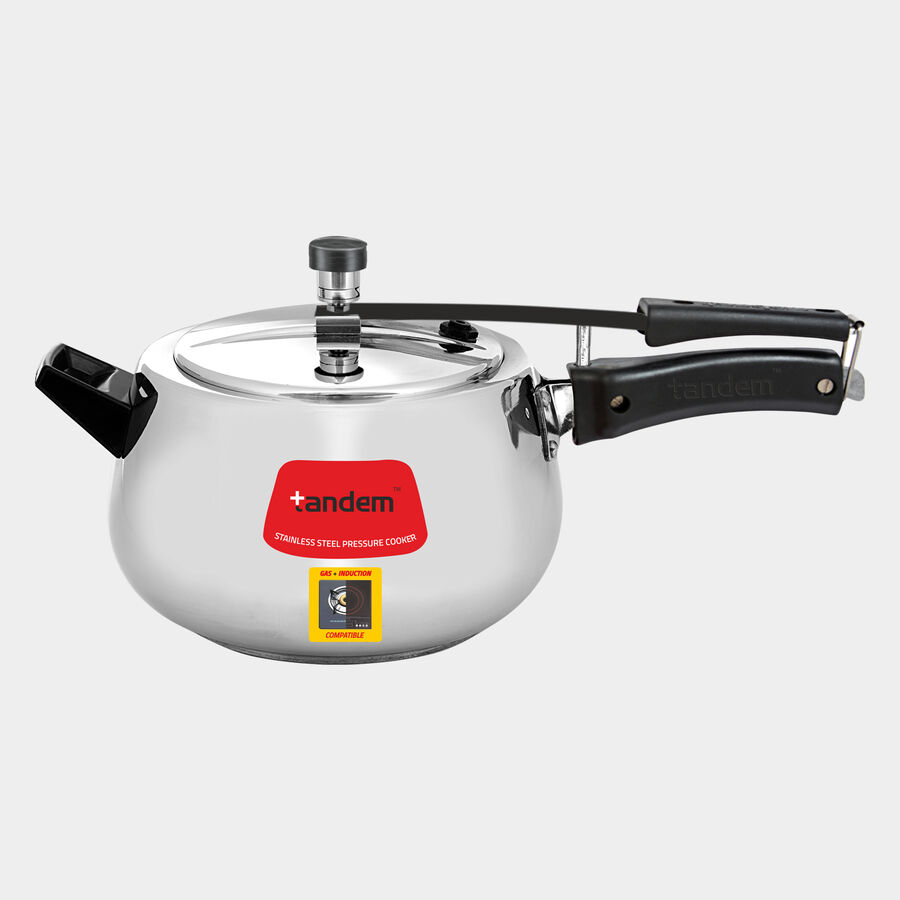5 L Induction Pressure Cooker, Stainless Steel, , large image number null