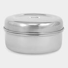 Stainless Steel Round Container (Poori Dabba) - 320ml, , small image number null