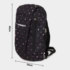 Women's Black Canvas Backpack, , small image number null