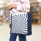 Dark Blue Canvas Lunch Bag, , small image number null