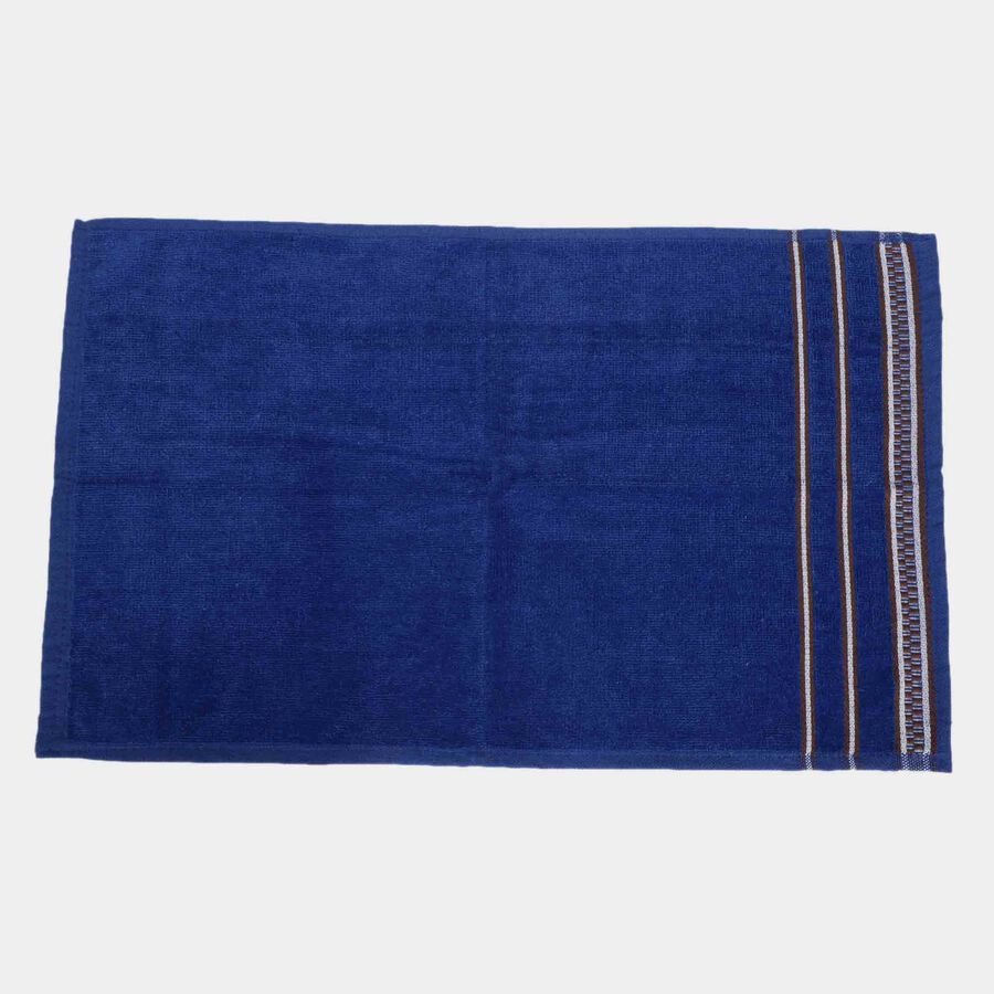 370 GSM Blue Cotton Hand Towel, , large image number null