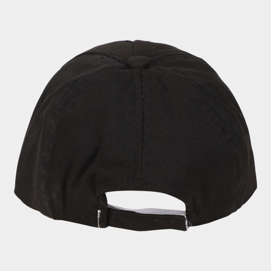 Kids' Black Canvas Cap, , large image number null