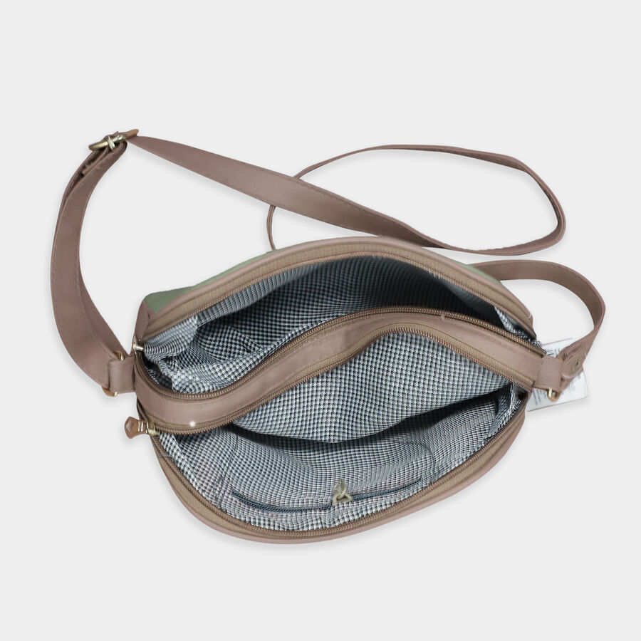 Women's Polyurethane Zipper Handbag, , large image number null