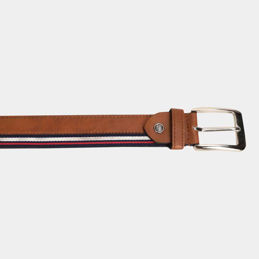 Men's Tan Polyurethane Casual Belt, , large image number null