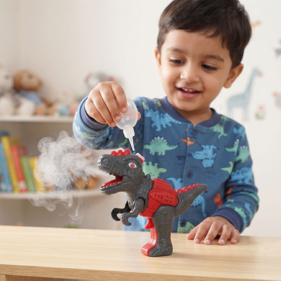 Kid's Dinosour Smoke Gun, , large