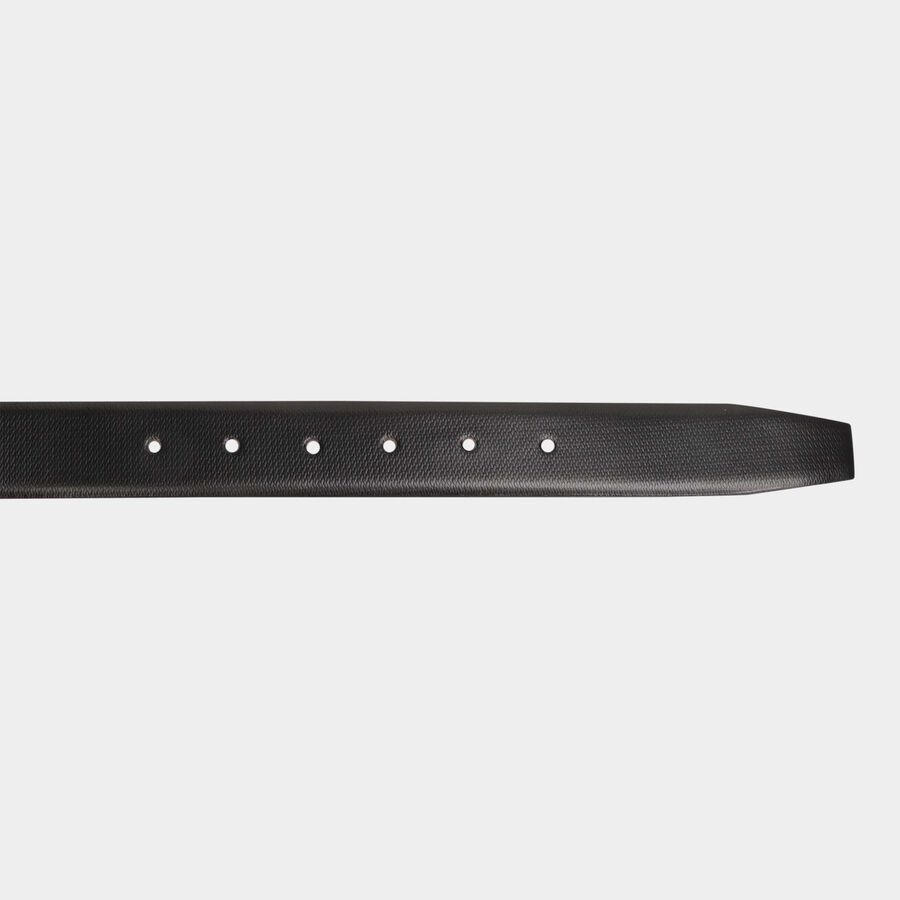 Men's Black Leather Formal Belt, , large image number null
