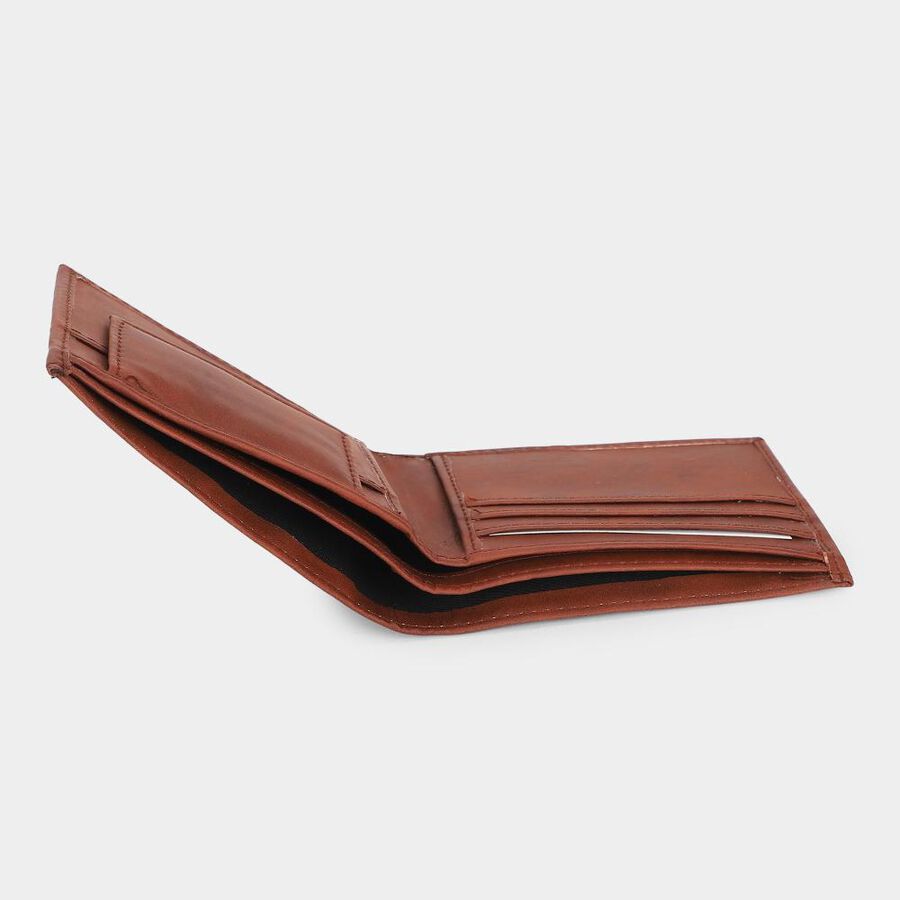 Men's Brown Pu Wallet, , large