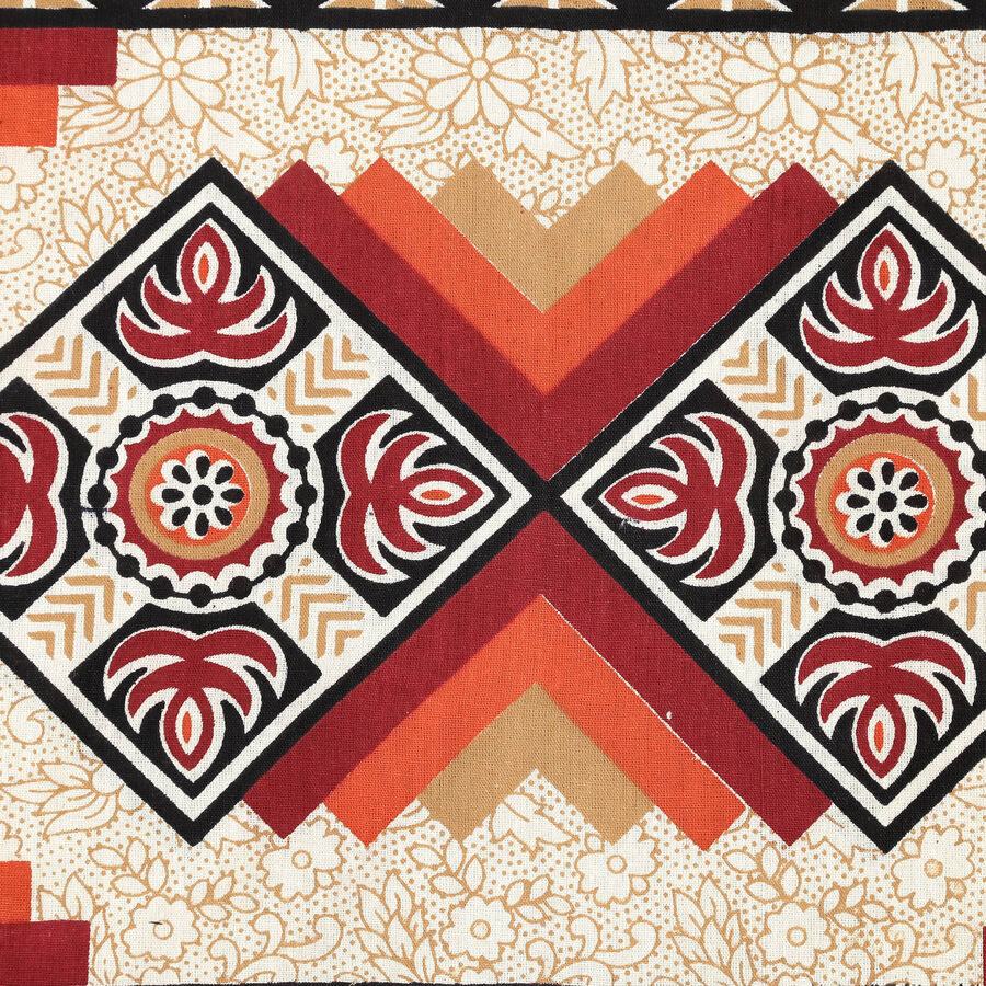 Printed Cotton Pillow Cover, , large image number null