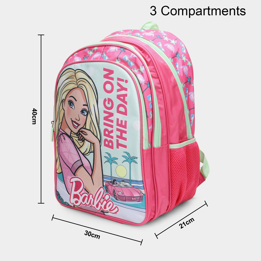 Barbie Printed Fabric Backpack, , large